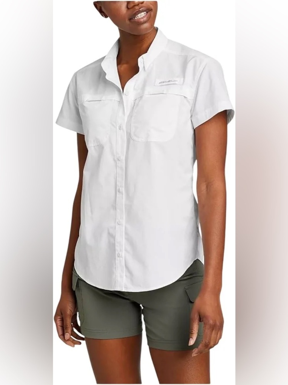 Eddie Bauer adventure pro field shirt white size 3XL NEW NWT